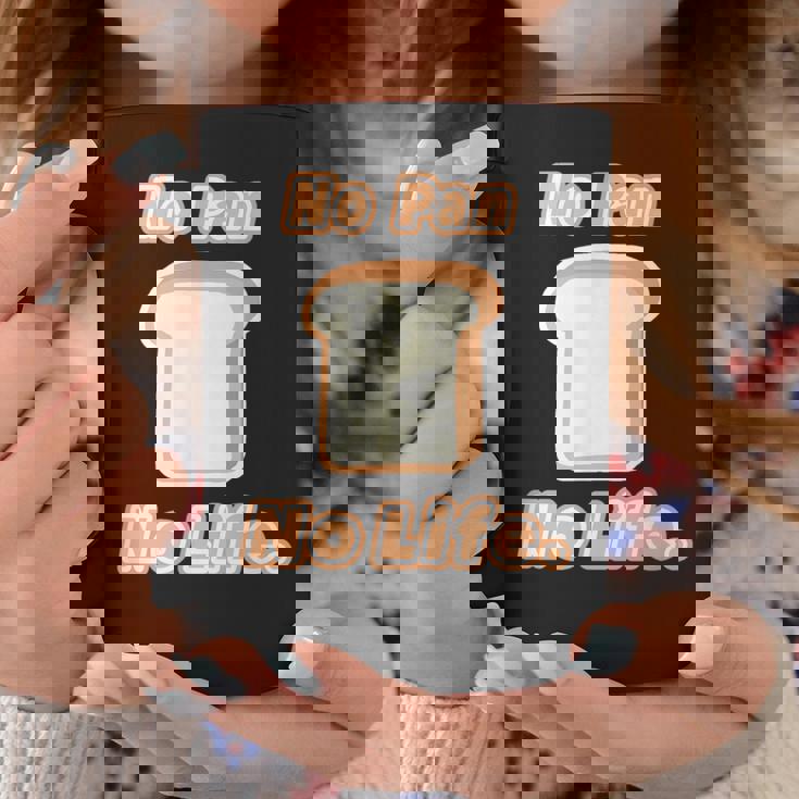 No Pan No Life ノー パン ノーライフ ご飯タイム【変なデザイン屋さん】面白い言葉 コーヒーマグ 面白い贈り物