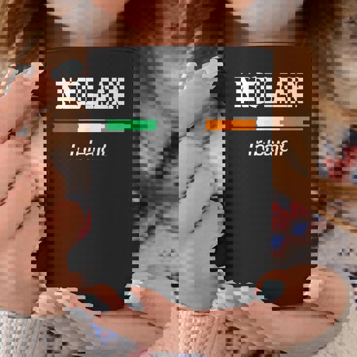 Nolan Irish Family Name 聖パトリックデー アイルランド国旗 コーヒーマグ 面白い贈り物