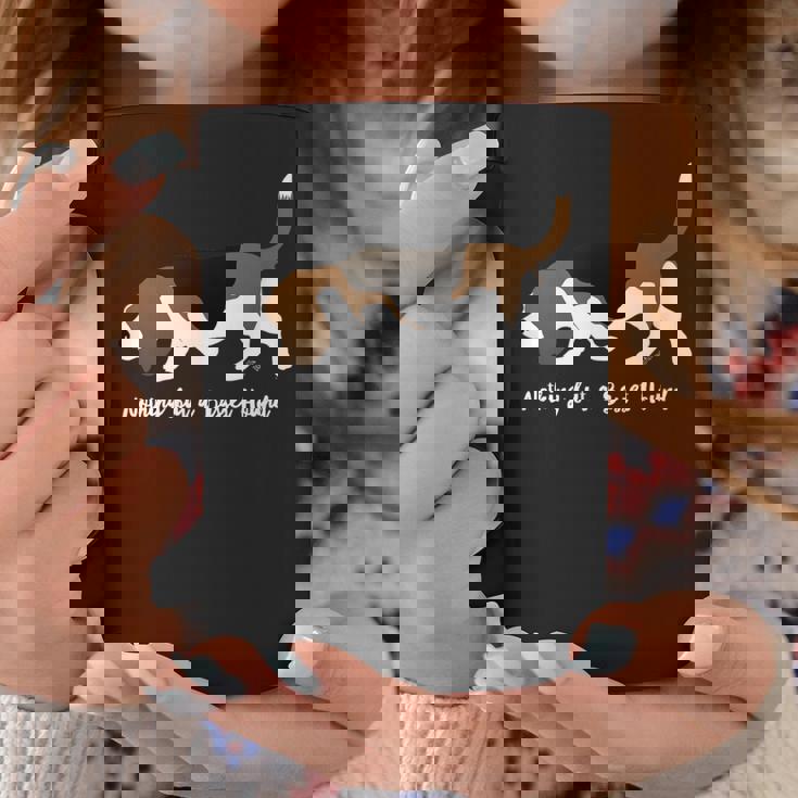 Nothing But A Basset Hound Dog Love For The Basset Baritone コーヒーマグ 面白い贈り物