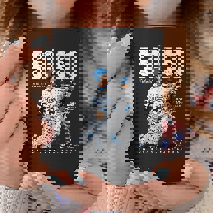 Ohtani Historic 50-50 Club Entryhohei Ohtani Mlbpa コーヒーマグ 面白い贈り物