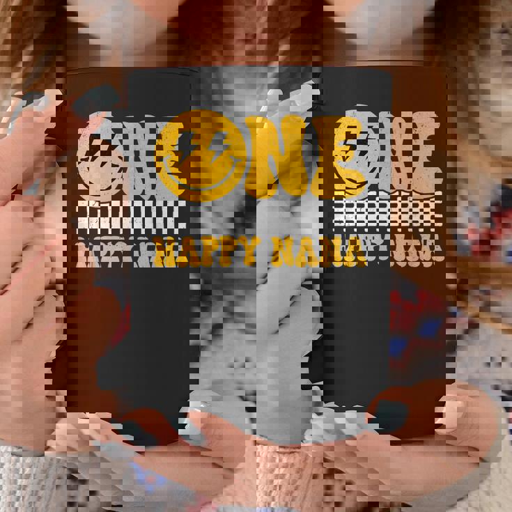 One Happy Nana 1歳の誕生日 グルーヴィースマイル 1歳 男 コーヒーマグ 面白い贈り物