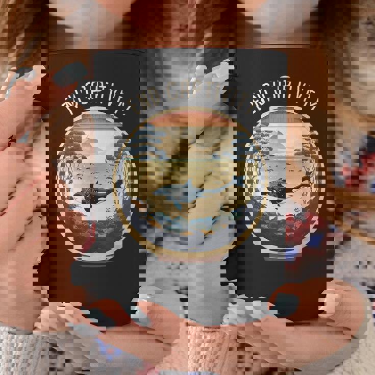 Orca End Captive Free The Orcas 海洋保護活動家 コーヒーマグ 面白い贈り物