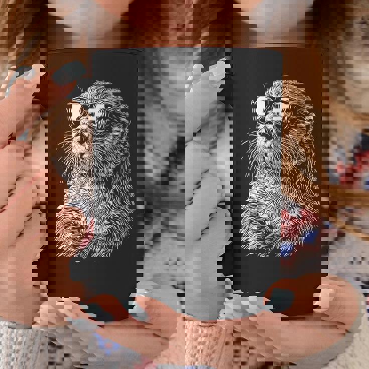 Otter サングラス おもしろい かわいい 動物 ラッコ 恋人 コーヒーマグ 面白い贈り物