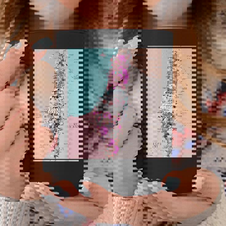 Palestine Map Palestinians Map コーヒーマグ 面白い贈り物