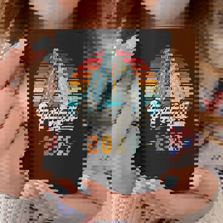 Papa 2025 年、新しいパパ、赤ちゃん発表 コーヒーマグ 面白い贈り物