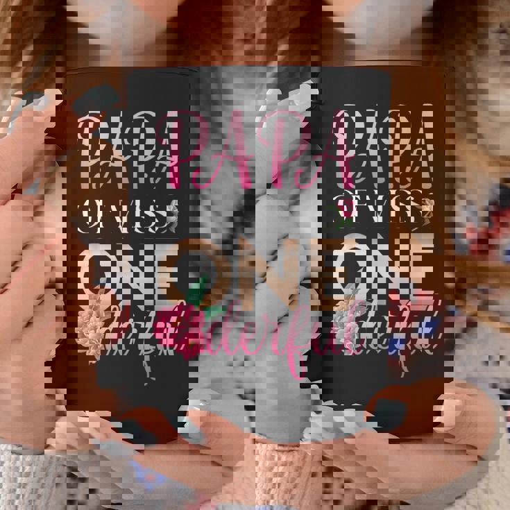 Papa Of Miss Onederful Girls 1歳の誕生日 マッチングファミリー コーヒーマグ 面白い贈り物