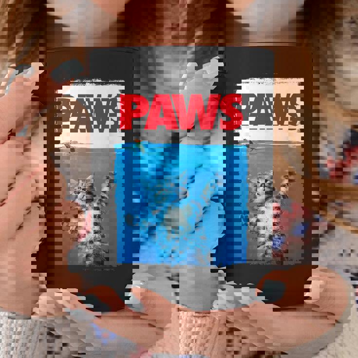 Paws 猫とネズミ トップス かわいい 面白い猫好きのパロディトップ コーヒーマグ 面白い贈り物