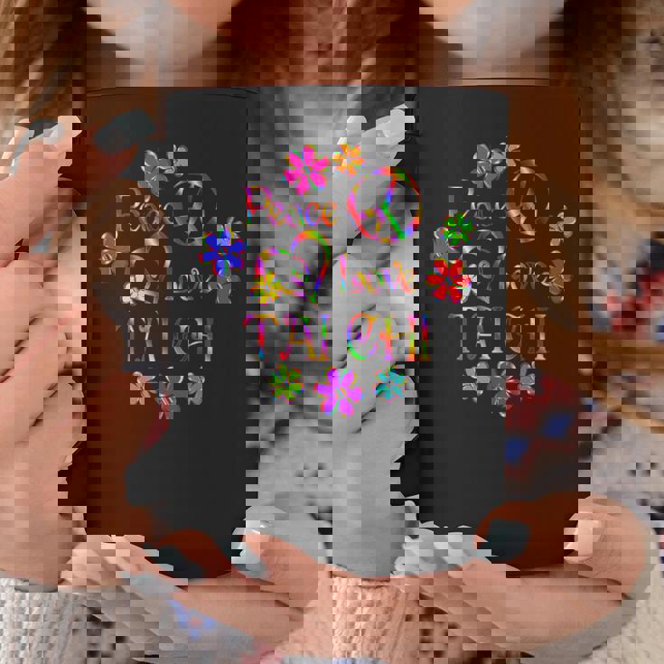 Peace Love 太極拳 コーヒーマグ 面白い贈り物