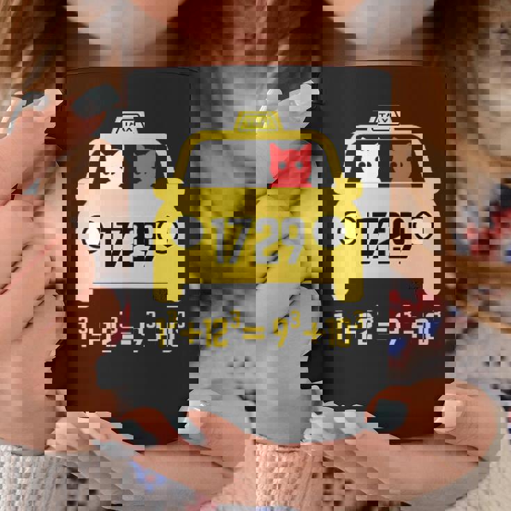 Penredpen タクシーキャット、ラマヌジャンタクシータクシー番号 1729 コーヒーマグ 面白い贈り物