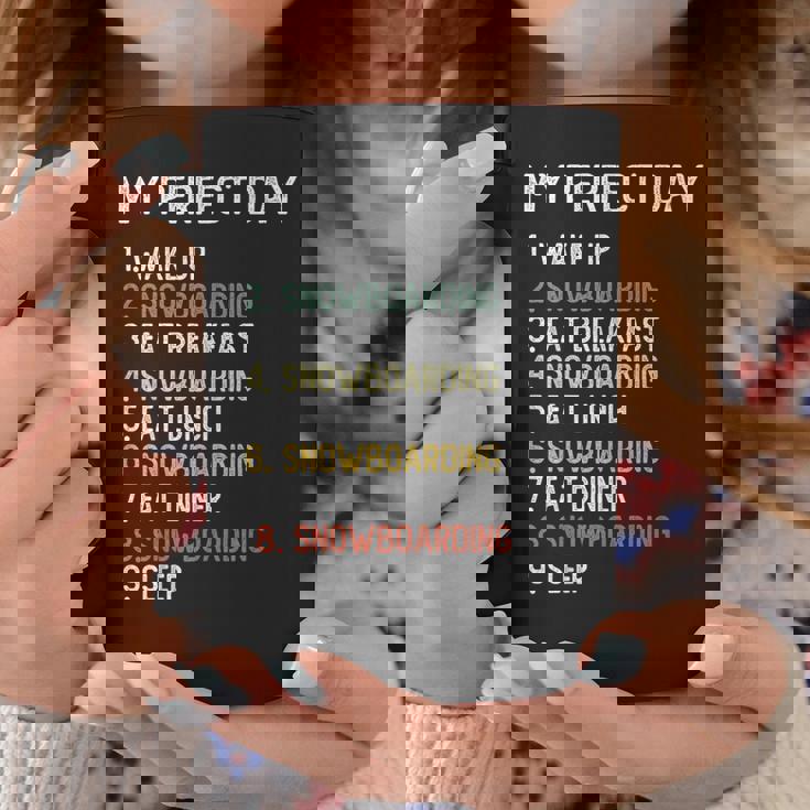 Perfect Day スノーボード シャツ メンズ ボーイズ ティーン スノボ コーヒーマグ 面白い贈り物