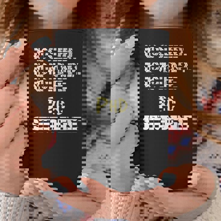 PhD Noleep No Money No Life Phdtudent コーヒーマグ 面白い贈り物