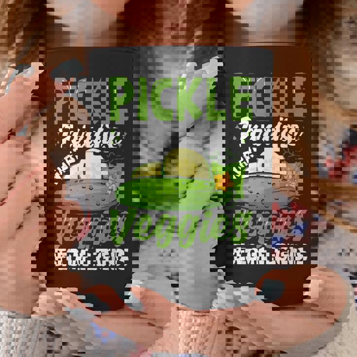 Pickle Paradiese Wherveggie For Pickle Paradiese ピクルスギフトとキュウリ用 コーヒーマグ 面白い贈り物