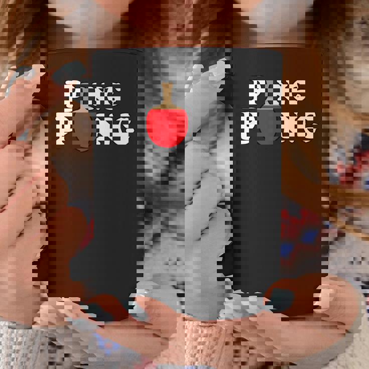 Ping Pong ピンポン卓球 おもしろレトロ コーヒーマグ 面白い贈り物