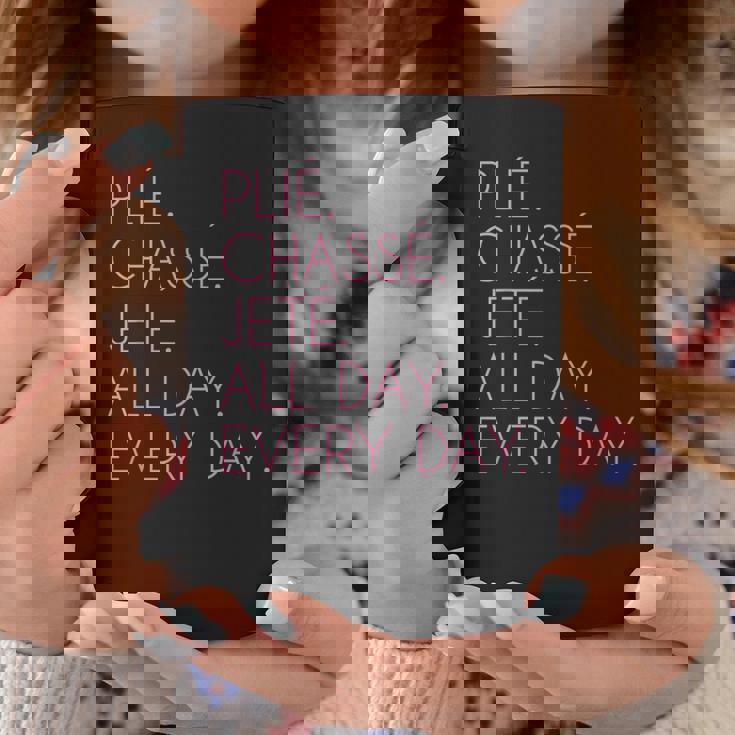 Plie Chasse Jete バレエダンシング バレリーナ バレエダンサー コーヒーマグ 面白い贈り物