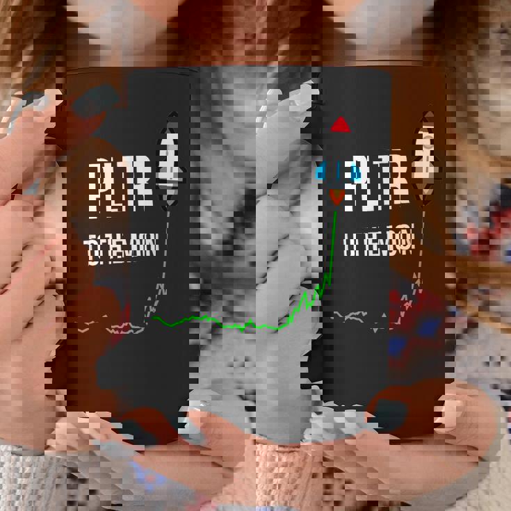 Pltr To The Moontock Ticker Wsb 面白いミーム コーヒーマグ 面白い贈り物