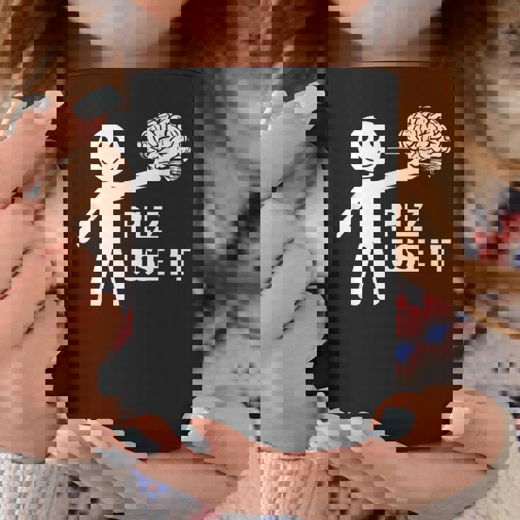 Plz Use Itarcatic Use Your Brain Cynicalays コーヒーマグ 面白い贈り物