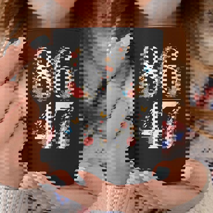 Political 8647 フローラル アンチトランプ コーヒーマグ 面白い贈り物