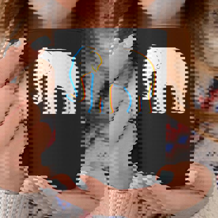 Psy Trance サイケデリックエレファントtシャツ コーヒーマグ 面白い贈り物