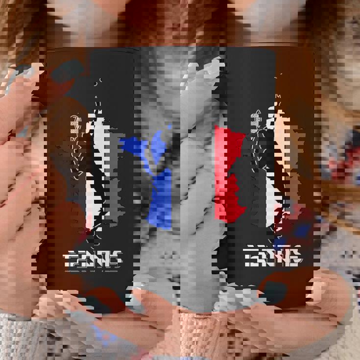 Racketports Coach フランス国旗 チーム フランス テニス コーヒーマグ 面白い贈り物