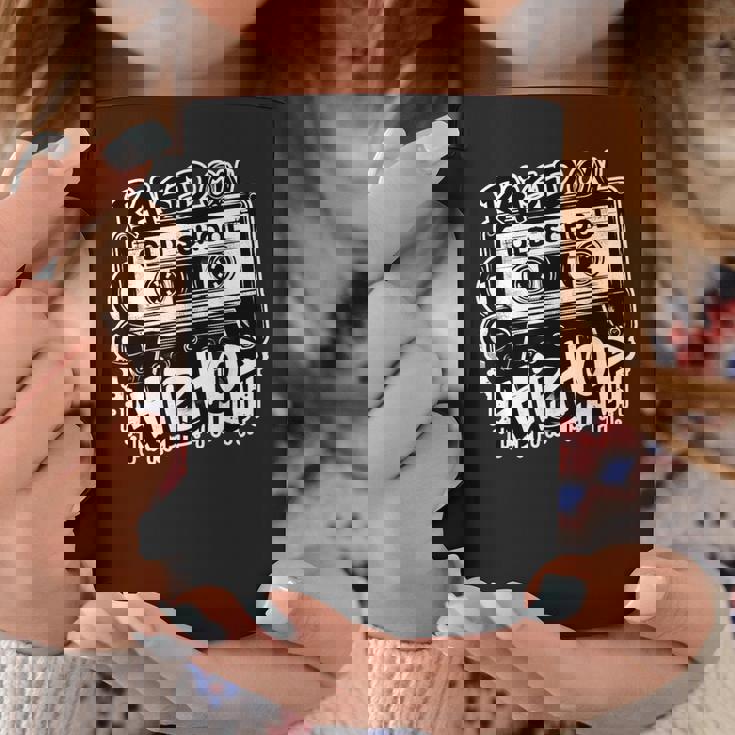 Raised On Oldchool Hip Hop レトロ ラップ カセット 80 90 コーヒーマグ 面白い贈り物