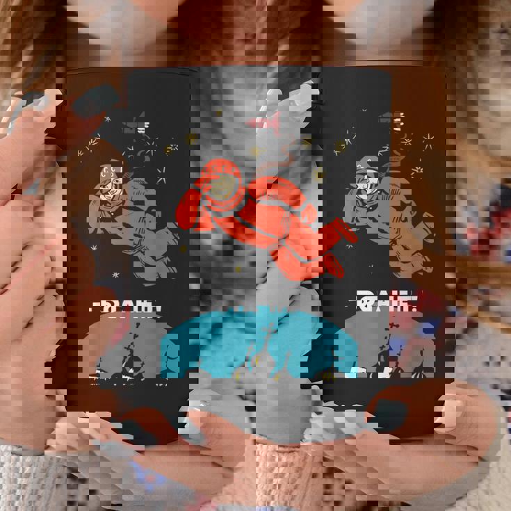 There's No God レトロ 無神論者 ユーリ ガガーリン スペース コーヒーマグ 面白い贈り物