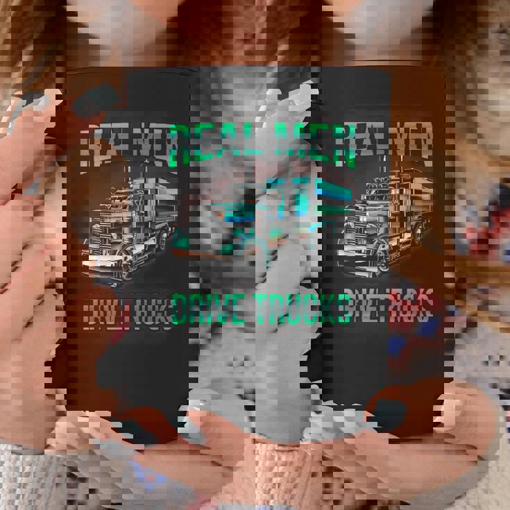 Real Drive Trucks ビッグリグトラックドライバー コーヒーマグ 面白い贈り物