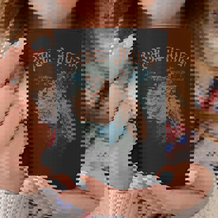 Rebel Rider オートバイ ビンテージ ロッカー バイカー コーヒーマグ 面白い贈り物