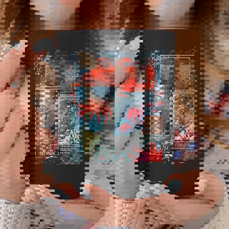 Redpider Lily の 曼珠沙華 で 日本のヴィンテージ の 美的スタイルのコラージュ コーヒーマグ 面白い贈り物