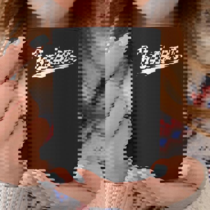 Retrowoosh Job Title Barber コーヒーマグ 面白い贈り物