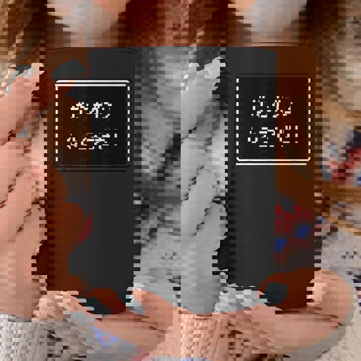 Rpg 風 パロディ『ガンガンいこうぜ！』ゲーム【Gamers ゲーマーズ】ドット 文字 ウィンドウ 配信用 面白い コーヒーマグ 面白い贈り物