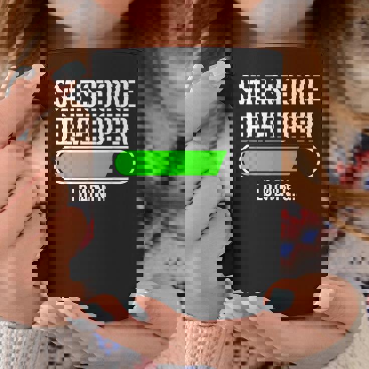 Salesforce開発者 卒業 卒業生 新しい仕事を読み込んでいます コーヒーマグ 面白い贈り物