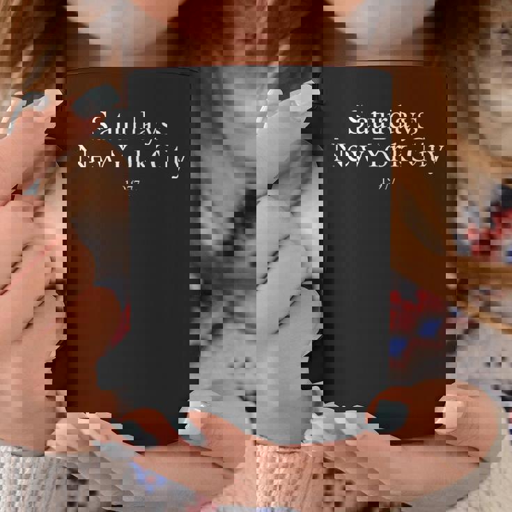 Saturdays New York City ブラック&ホワイト コーヒーマグ 面白い贈り物