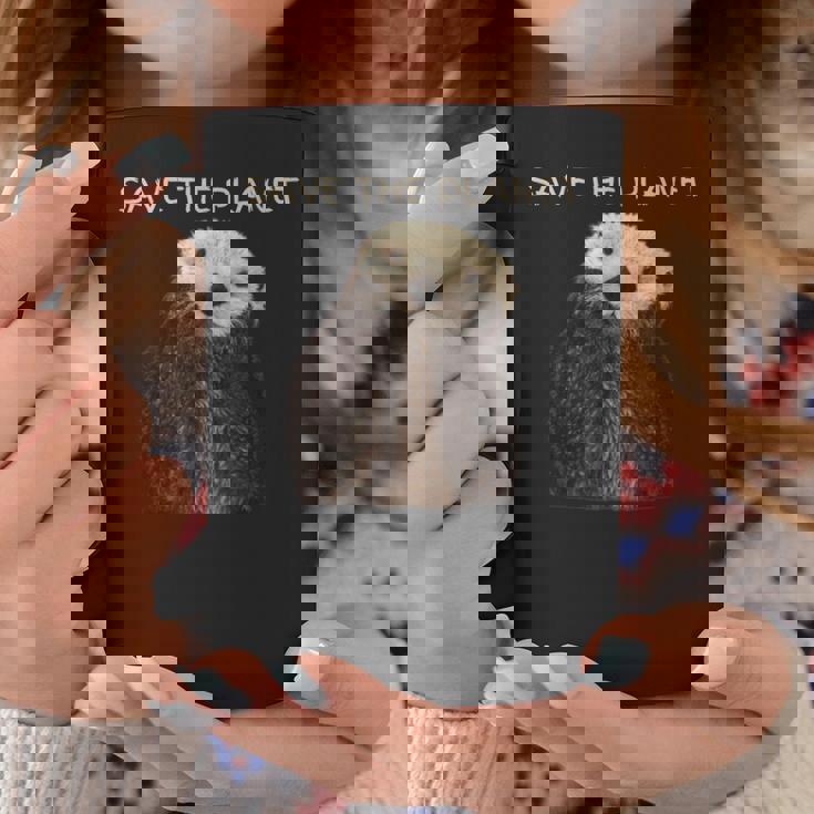 Save The Planet かわいいラッコ。 コーヒーマグ 面白い贈り物