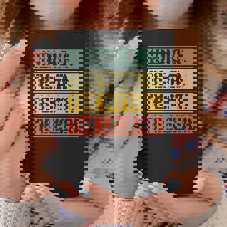 Sedrick The Man The Myth The Legend面白い パーソナライズ 引用 コーヒーマグ 面白い贈り物