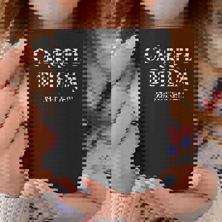 Seize The Day Carpe Diem インスピレーションラテン語 コーヒーマグ 面白い贈り物