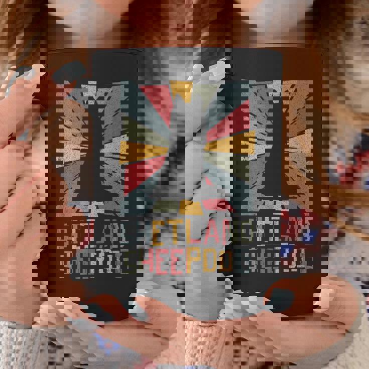 Shetlandheepdogintage シェットランドシープドッグ シェルティ ヴィンテージ 犬 コーヒーマグ 面白い贈り物