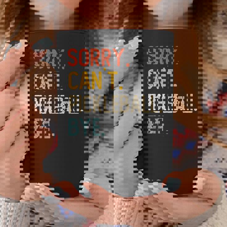 Sorry Can't Pickleball Bye 面白いピックルボール愛好家 コーヒーマグ 面白い贈り物