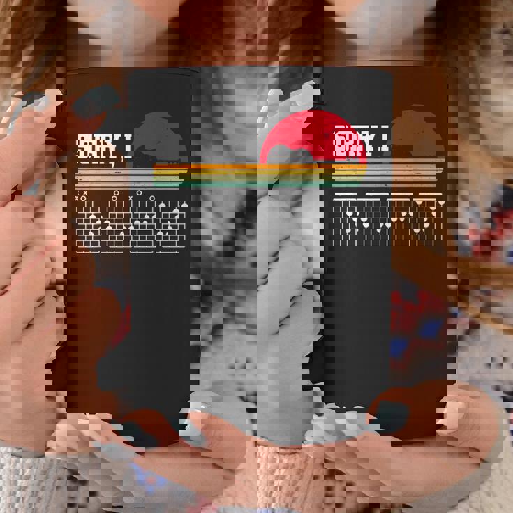 Sorry I Dgaf Hidden Message Guitar Taza de café Regalos divertidos