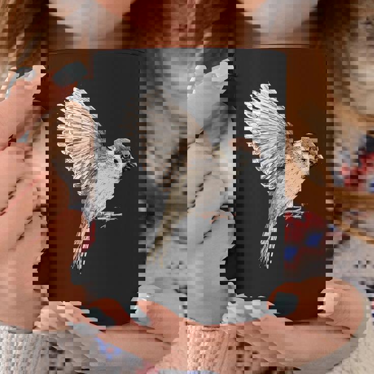 Sparrow-Spring-スズメ-春-自由-鳥-動物 コーヒーマグ 面白い贈り物