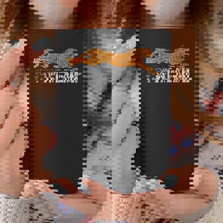 Spirit Animal チーターtシャツ ファストアフリカンキャットシルエット コーヒーマグ 面白い贈り物