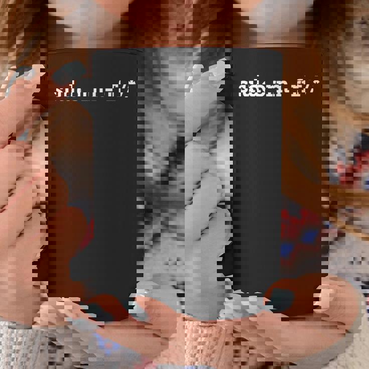 Sudo Rm -Rf 面白いlinuxコーディング コーヒーマグ 面白い贈り物