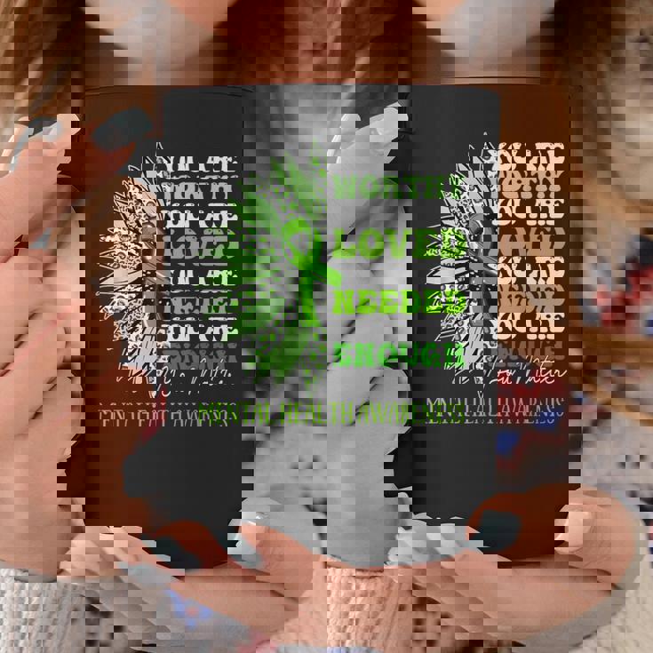 Sunflower Motivational Mental Health Awareness Women Coffee Mug Unique Gifts Sunflower Motivational Mental Health Awareness Women Coffee Mug Unique Gifts