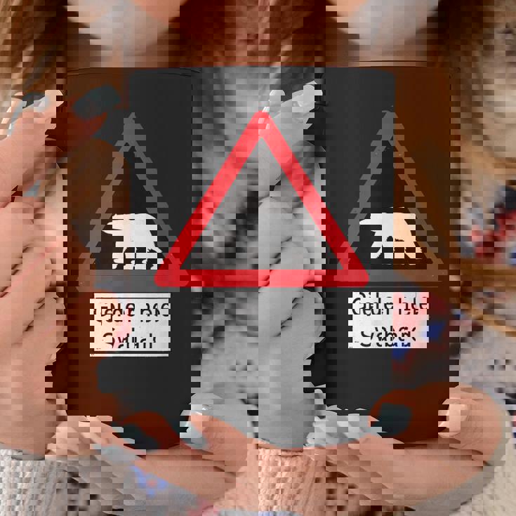 Svalbard Polar Bearign コーヒーマグ 面白い贈り物