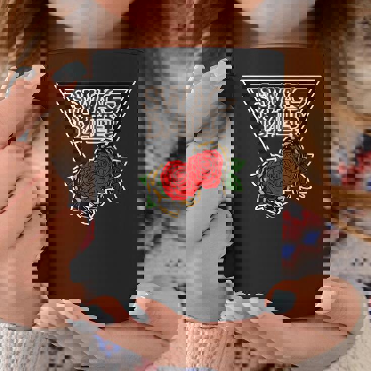 Swag Baller ロゴt白枠 コーヒーマグ 面白い贈り物