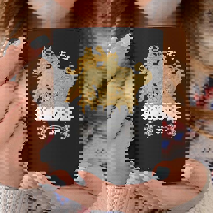 Swole Gymwole Doge Meme Buff Doge Meme コーヒーマグ 面白い贈り物