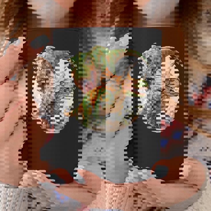 T-Rexs トリケラトプス・ファイティング コーヒーマグ 面白い贈り物