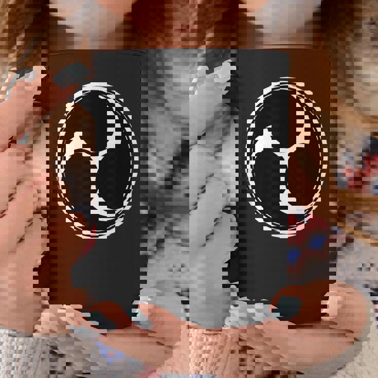 Taiko 太鼓みつどもえブラックグラフィック コーヒーマグ 面白い贈り物