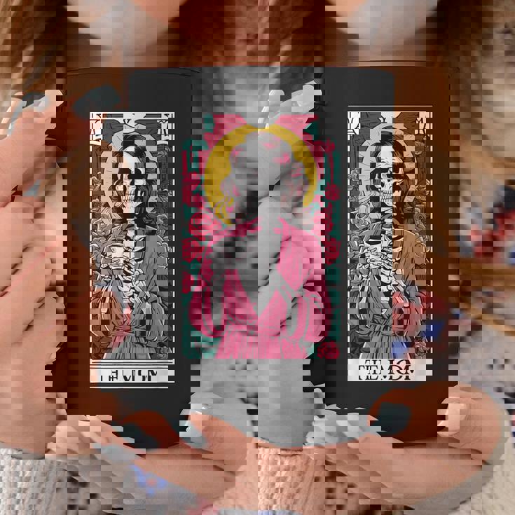 Tarjeta De Tarot Para Mamá Esqueleto Día De La Madre Calavera Taza de café Regalos divertidos