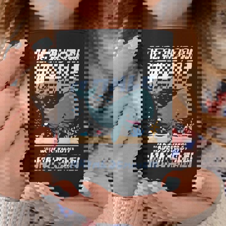 Term マッコウクジラ Was Discovered By Navaleamen コーヒーマグ 面白い贈り物