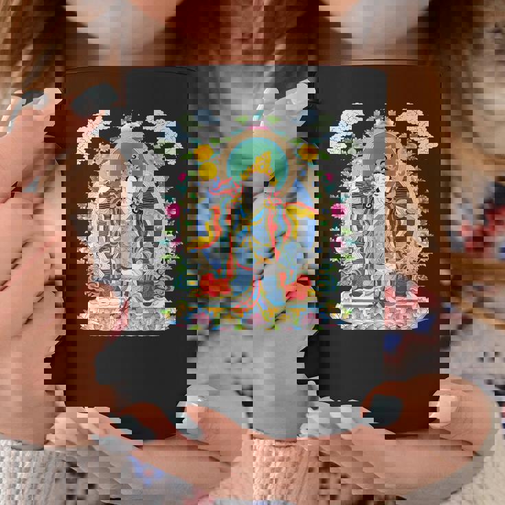 Thangka ブッダ ヨガ 曼荼羅 瞑想 仏教 ナマステ コーヒーマグ 面白い贈り物